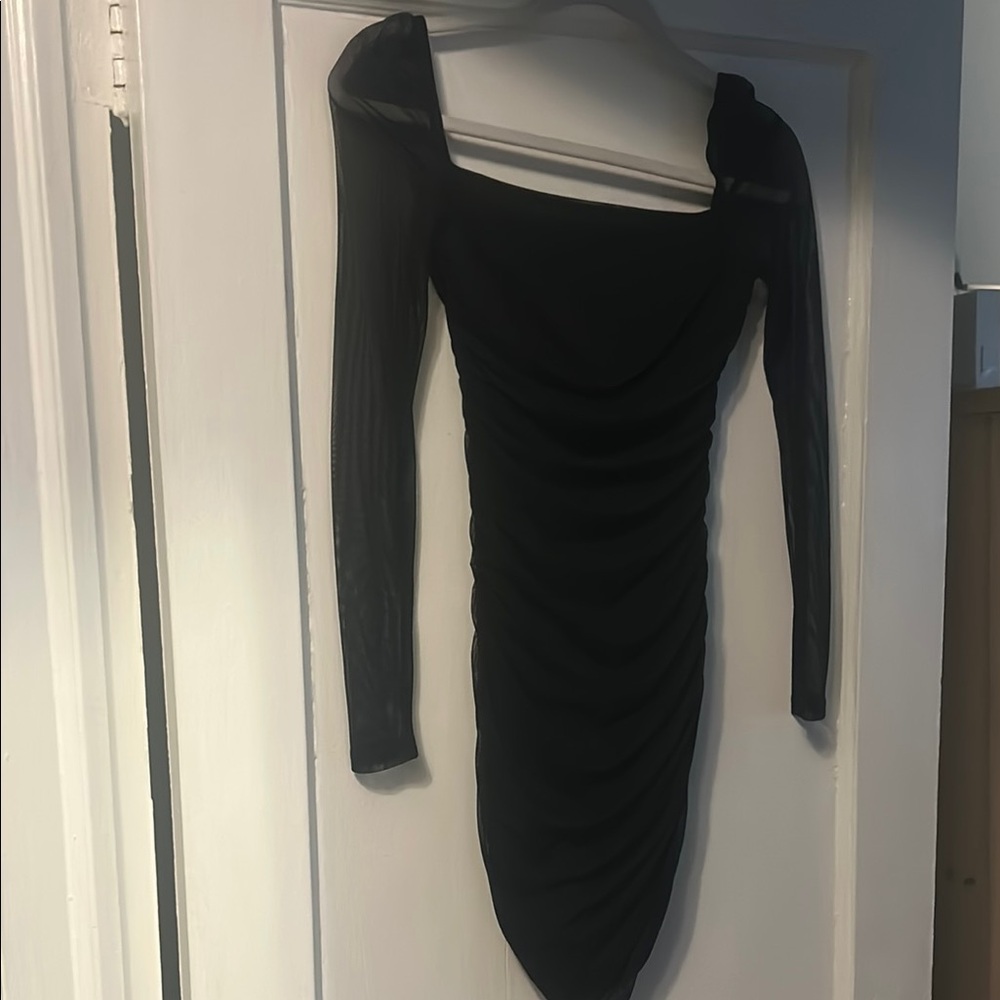 Princess Polly Black One Shoulder Bodycon Dress